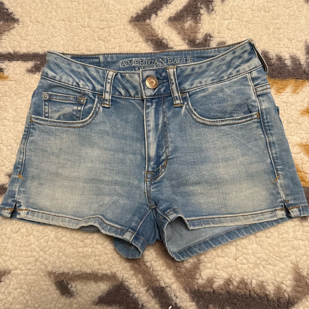 American Eagle Outfitters Light Blue Jean Shorts